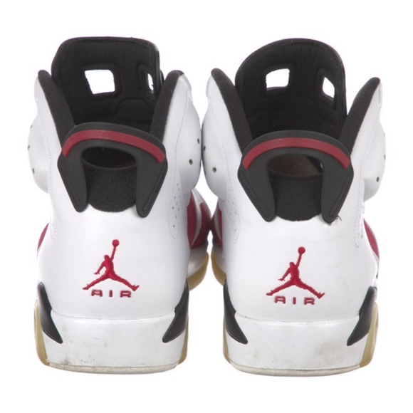 Jordan 6 Retro Carmine CDP High Top Sneakers - Excellent Condition-Size 13 - Picture 3 of 5
